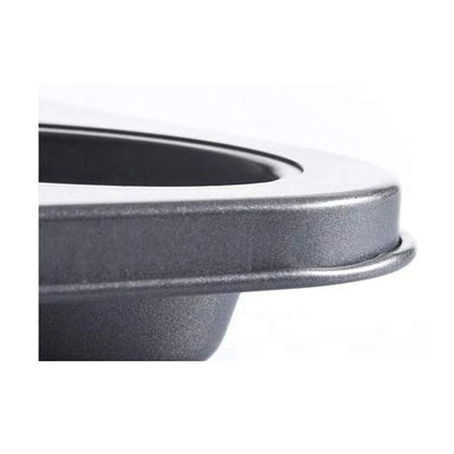 Square NonStick Cupcake  Muffin Baking Pan  HeavyDuty Carbon Steel Tray 6 Or 12Cup 3