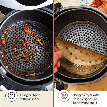 Air Fryer Disposable Parchment Liners  NonStick OilProof Cooking Sheets For Cleaner Faster Meals 2