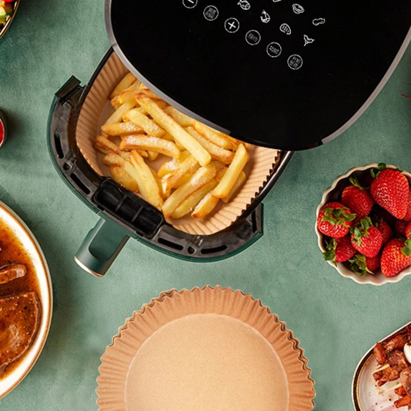 Air Fryer Disposable Parchment Liners  NonStick OilProof Cooking Sheets For Cleaner Faster Meals 3
