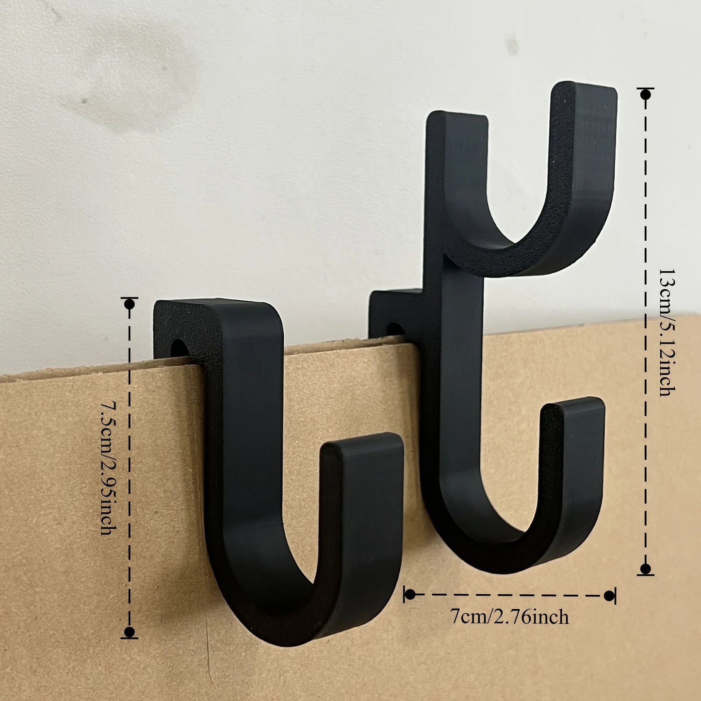 2Piece Car Umbrella Hooks  NoDrill Trunk Hangers  Universal Seat Back Storage Racks For Sedans 1