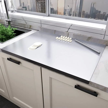 Stainless Steel Kitchen Cutting Board Pro – Hygienic, Durable & Non-Slip Food Prep Surface