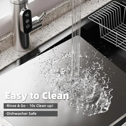 Stainless Steel Kitchen Cutting Board Pro  Hygienic Durable  NonSlip Food Prep Surface 2