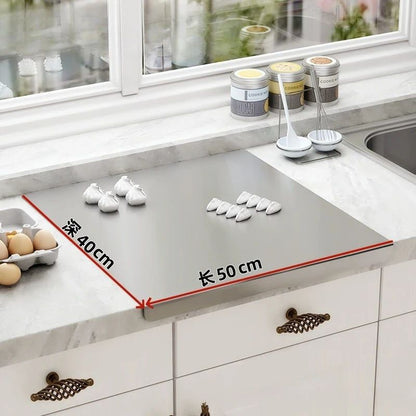 Stainless Steel Kitchen Cutting Board Pro  Hygienic Durable  NonSlip Food Prep Surface 7