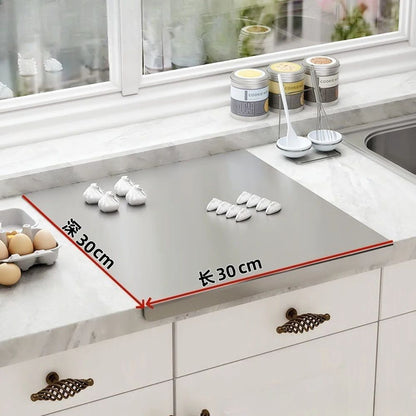Stainless Steel Kitchen Cutting Board Pro  Hygienic Durable  NonSlip Food Prep Surface 6