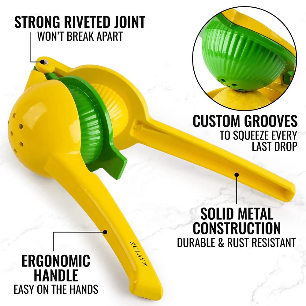 FreshPress Portable Citrus Juicer  Hand Press Orange  Lemon Squeezer 3
