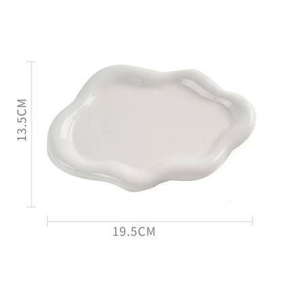 CloudShaped Jewelry Tray  Decorative Storage Plate For Earrings Bracelets  Necklaces Ideal Home Dec 6