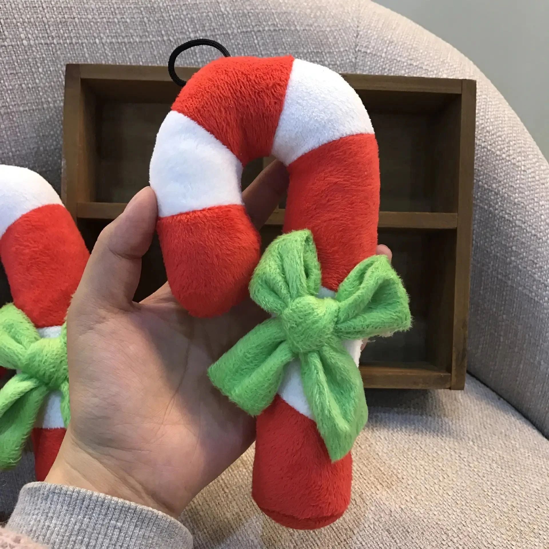 ExtraLarge Candy Cane Christmas Decorations  Giant Red  White Hanging Ornaments With Stocking Hook 5