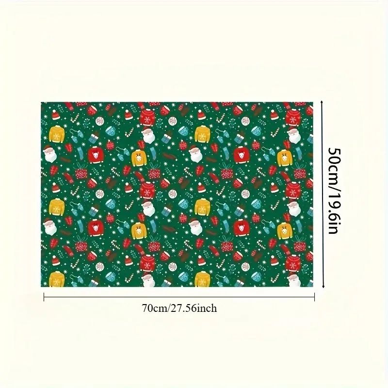 ExtraLong Christmas Wrapping Paper Sheets  70 49 Cm Gift Wrap Sets For Holiday Gifts  Party Decorat 1