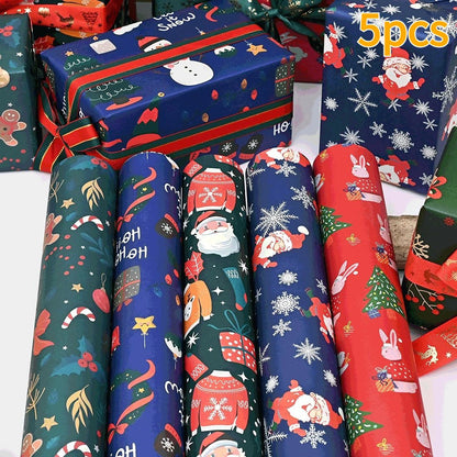ExtraLong Christmas Wrapping Paper Sheets  70 49 Cm Gift Wrap Sets For Holiday Gifts  Party Decorat 18
