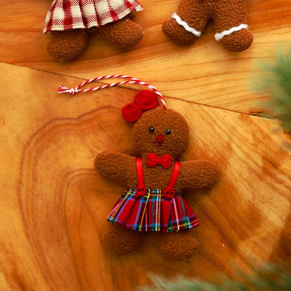 3Piece Christmas Gingerbread Man Hanging Ornaments  Festive Tree Pendants For Holiday Decor  New Ye 4