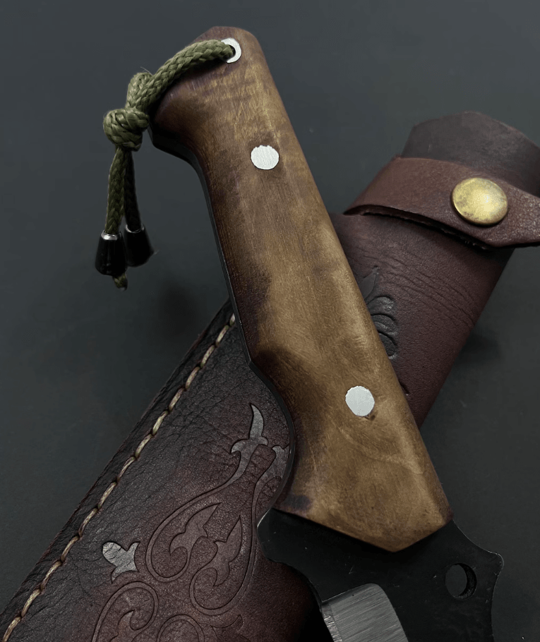 buynow full tang engraved skinner knife