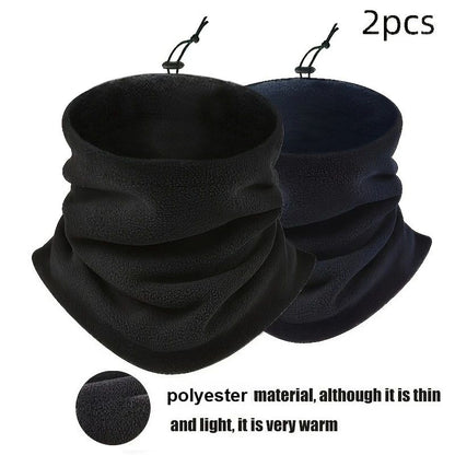 Men Thermal Neck Gaiter  Heavyweight Windproof Face Mask With Soft Fleece Lining  Breathable Knit 1 3