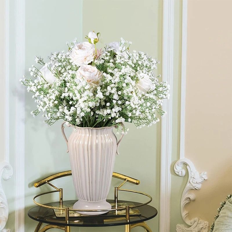 Gypsophila Artificial Flower Stem With 108 Heads  63cm Babys Breath Bouquet For Wedding Home  DIY D 2