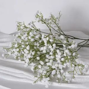 Gypsophila Artificial Flower Stem With 108 Heads  63cm Babys Breath Bouquet For Wedding Home  DIY D 6