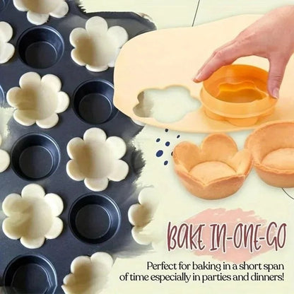 Pastry Dough Tamper And Flower Cutter Baking Mold Set 4