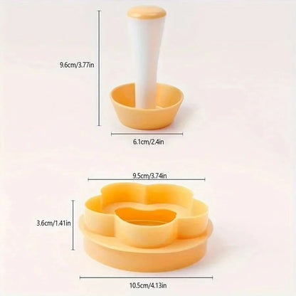 Pastry Dough Tamper And Flower Cutter Baking Mold Set 7