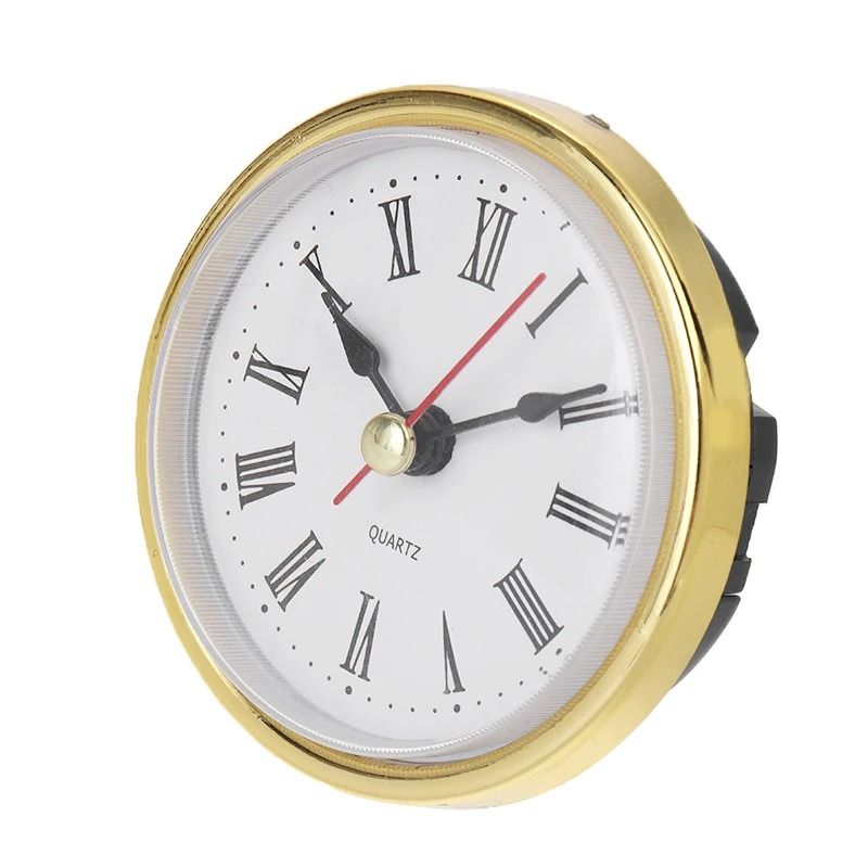 Quartz Clock Insert With Roman Numerals 65mm Round Craft Clock Head 1