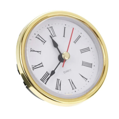 Quartz Clock Insert With Roman Numerals 65mm Round Craft Clock Head 3