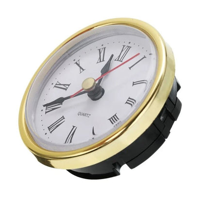 Quartz Clock Insert With Roman Numerals 65mm Round Craft Clock Head 4