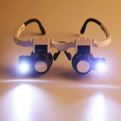 LED Headband Magnifier With Adjustable Lenses For Jewelry And Watch Repair 5