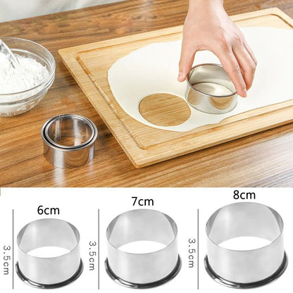 Professional 5Piece Stainless Steel Dumpling  Empanada Maker Set 2