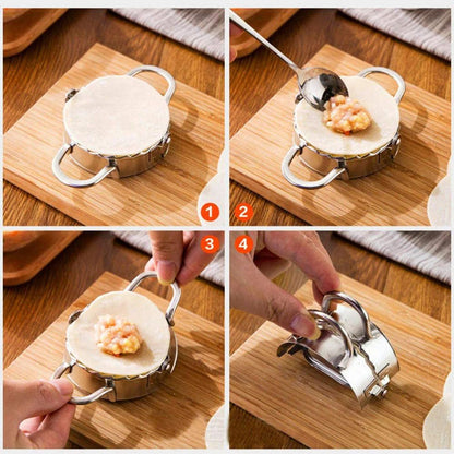 Professional 5Piece Stainless Steel Dumpling  Empanada Maker Set 4