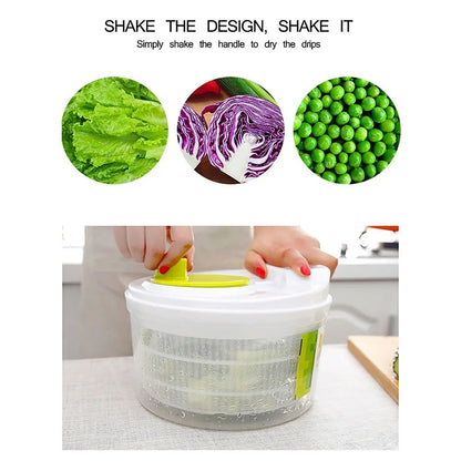 Premium Crisp  Clean Salad Spinner  Lettuce Greens Washer  Dryer 3
