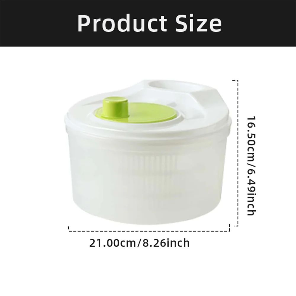 Premium Crisp  Clean Salad Spinner  Lettuce Greens Washer  Dryer 1