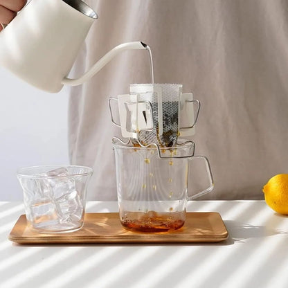 Premium Reusable Stainless Steel Coffee Drip Holder Stand  JapaneseStyle Filter Rack 3