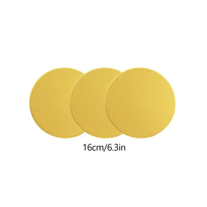 PrecisionStack Acrylic Cake Disc Set  SmoothEdge Boards For Flawless Ganaching  Layering 8