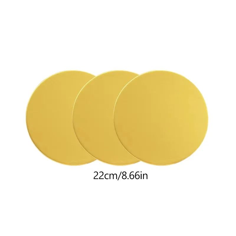 PrecisionStack Acrylic Cake Disc Set  SmoothEdge Boards For Flawless Ganaching  Layering 9