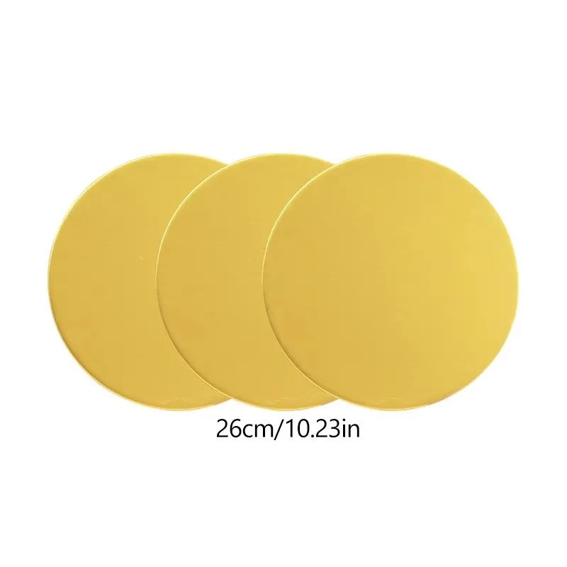 PrecisionStack Acrylic Cake Disc Set  SmoothEdge Boards For Flawless Ganaching  Layering 10