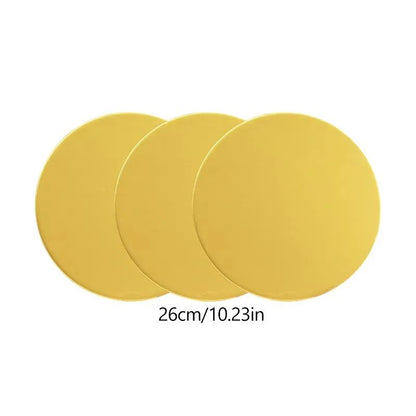 PrecisionStack Acrylic Cake Disc Set  SmoothEdge Boards For Flawless Ganaching  Layering 10