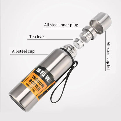 Premium Stainless Steel Insulated Thermos Bottle  Large Capacity Hot  Cold Flask 3