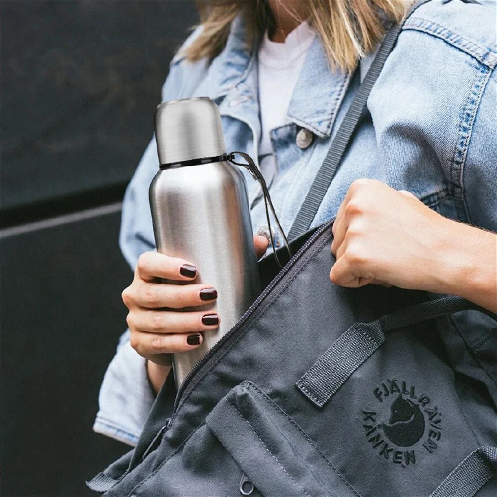 Premium Stainless Steel Insulated Thermos Bottle  Large Capacity Hot  Cold Flask 5