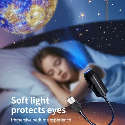 Moon Earth Night Light USB LED Star Galaxy Projector Lamp Wall Switchable Pattern Projection Lamp F 4