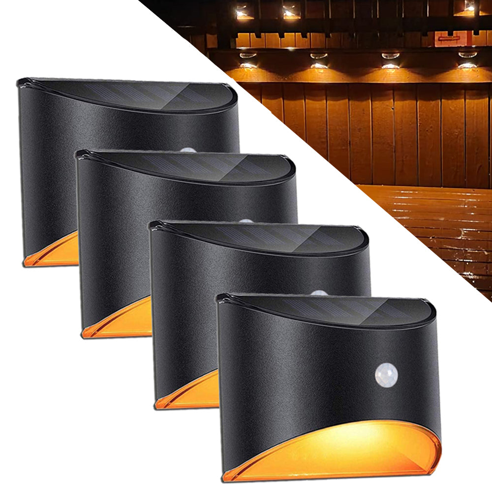 Motion Sensor LED Solar Light for Outdoors, Waterproof Garden Lamp for Yard, Pathway, and Patio Decoration