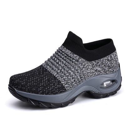 New Womens Casual Sneakers Slip On Platform Trainers Fashionable Ladies Shoes 7