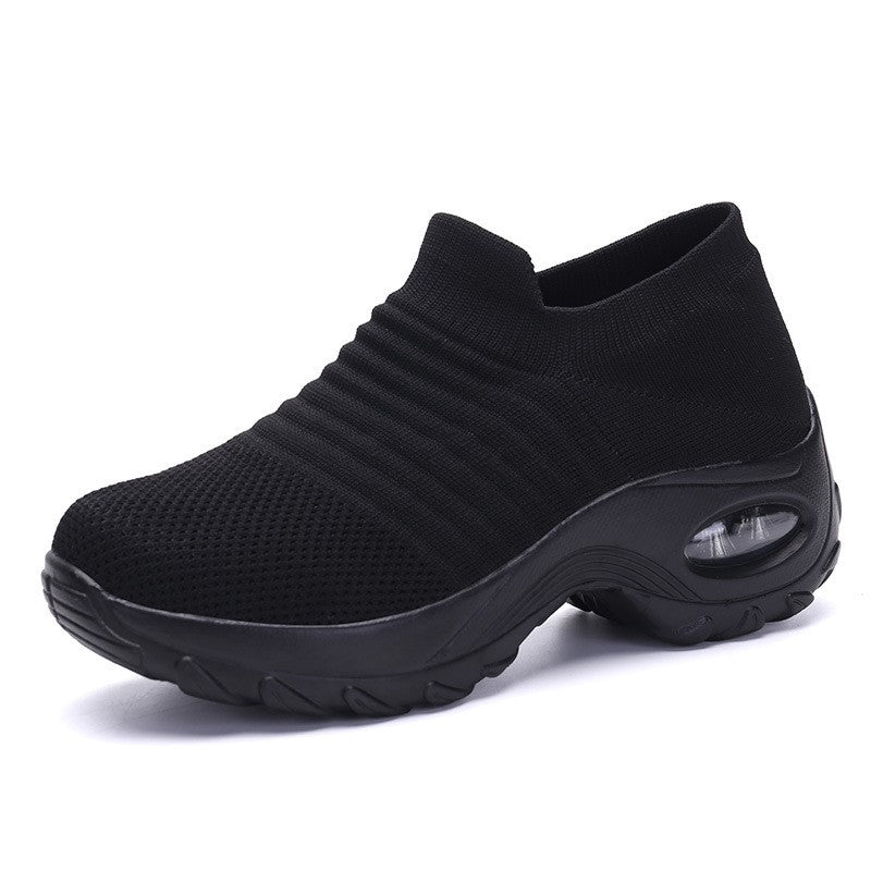 New Womens Casual Sneakers Slip On Platform Trainers Fashionable Ladies Shoes 9