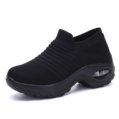 New Womens Casual Sneakers Slip On Platform Trainers Fashionable Ladies Shoes 9