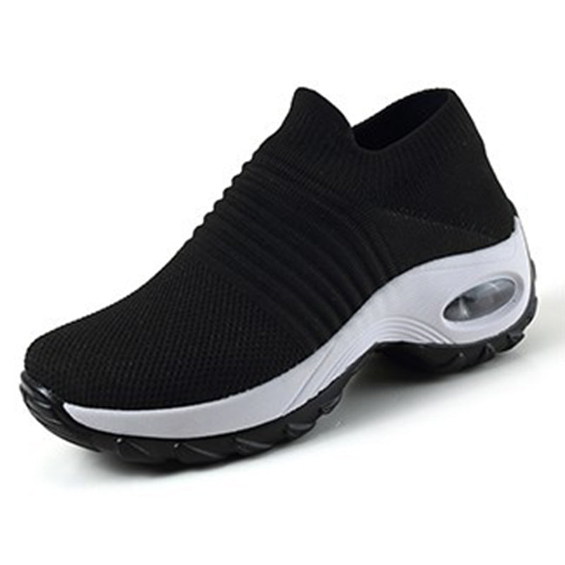 New Womens Casual Sneakers Slip On Platform Trainers Fashionable Ladies Shoes 10