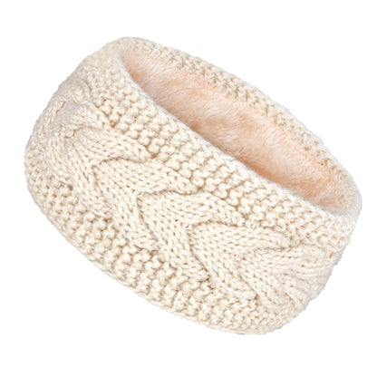 Keepwarm Winter Knitted Headband Velvet Inner Layer Windproof 4