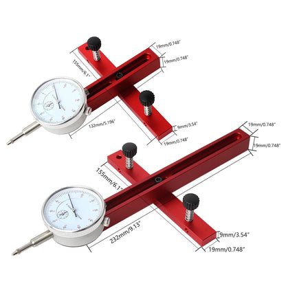Woodworking Tool Saw Dial Gauge Corrector, Aluminum Alloy for Blade Parallelism Correction