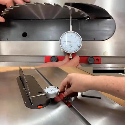 Woodworking Tool Saw Dial Gauge Corrector, Aluminum Alloy for Blade Parallelism Correction