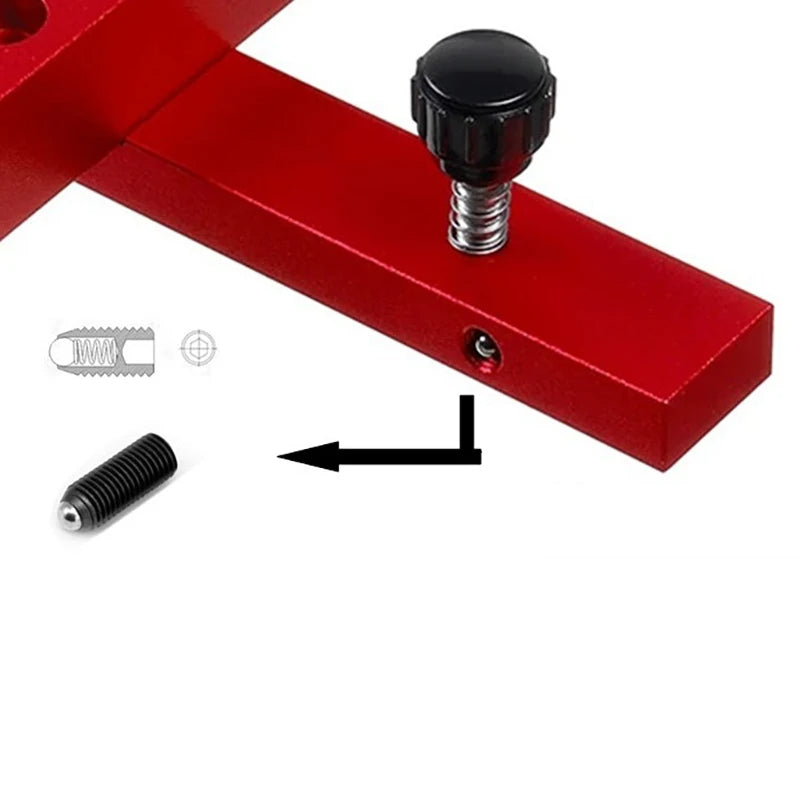 Woodworking Tool Saw Dial Gauge Corrector, Aluminum Alloy for Blade Parallelism Correction