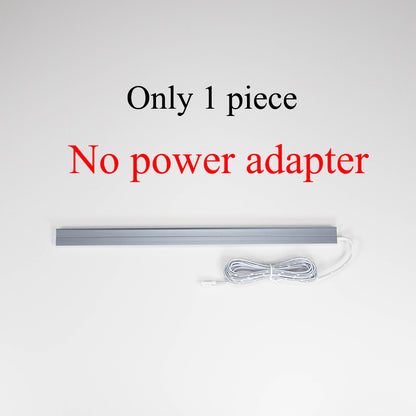Builtin LED Strip Cabinet Shelf Panel Edge Light Lamp Invisible Glow Cupboard Back Light 5