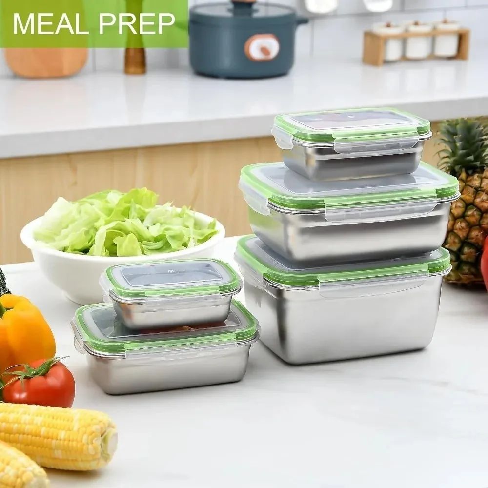 Premium Stainless Steel Bento Box Set  LeakProof FoodGrade Storage For Home Work  School 2