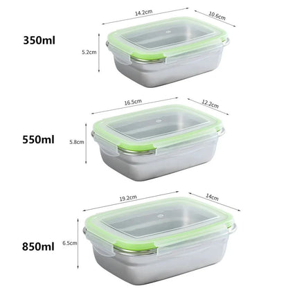 Premium Stainless Steel Bento Box Set  LeakProof FoodGrade Storage For Home Work  School 1