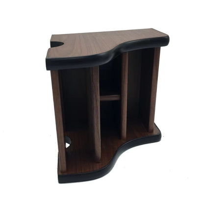 Creative Wood Board Storage Box for Remote Control, Phone, Pen, Knife, and Coffee Table Stand in Brown