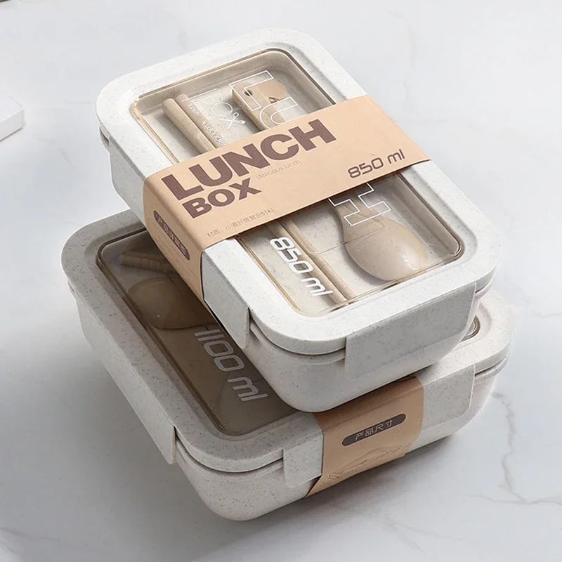 Wheat Straw Bento Lunch Box  Eco Friendly Wheat Straw Lunch Box For Kids  Adults BPA Free Bento Box 1